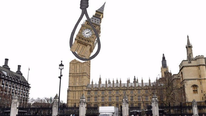 A hung parliament – I hadn’t heard that they had brought back hanging for politicians
