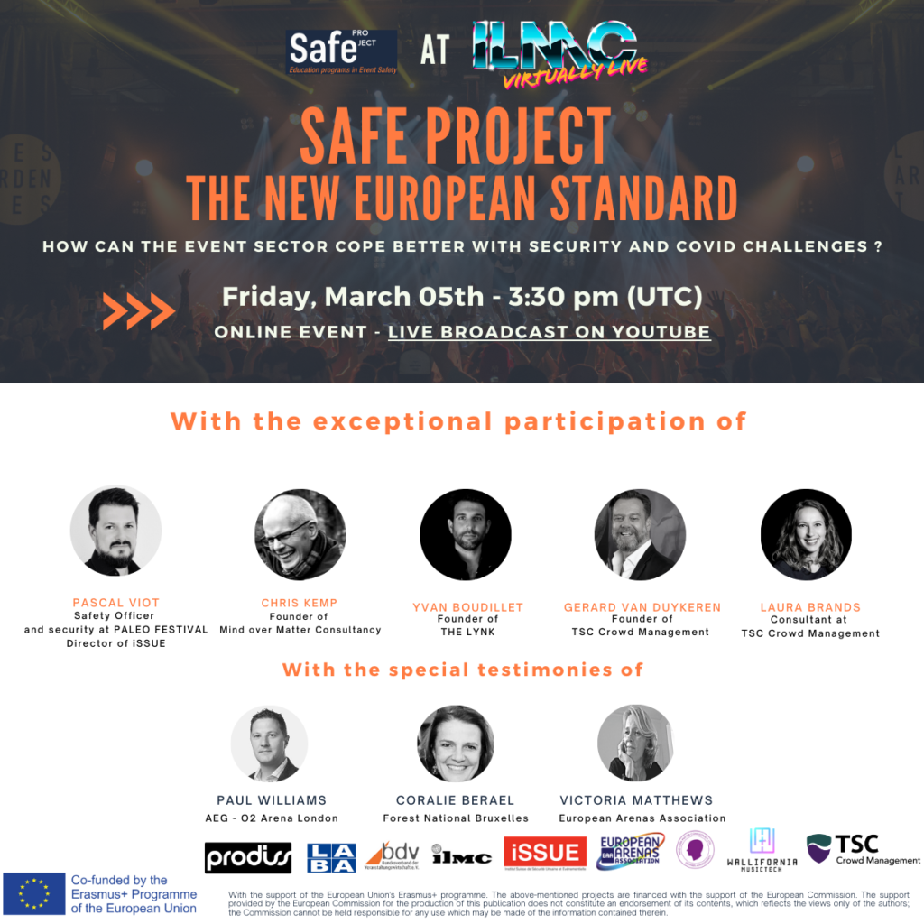 Webinar of the SAFE Project that deals with event security and crowd safety